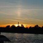 Sonnenuntergang Rheinufer