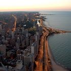 Sonnenuntergang Richtung Norden Lake Michigan