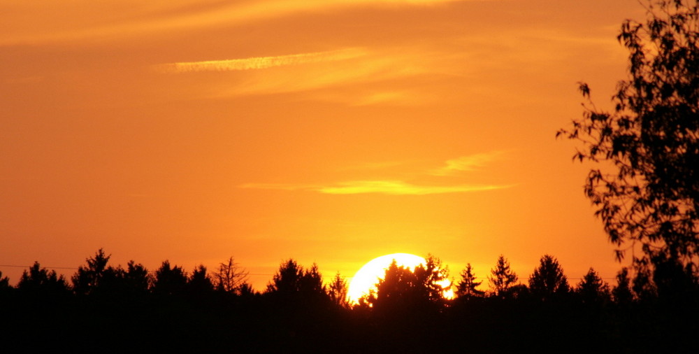 Sonnenuntergang Richtung Steinhuder Meer