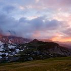 Sonnenuntergang Rofan Nordwand