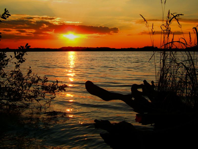 Sonnenuntergang Rügen