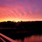 Sonnenuntergang Ruhrbrücke_Werden