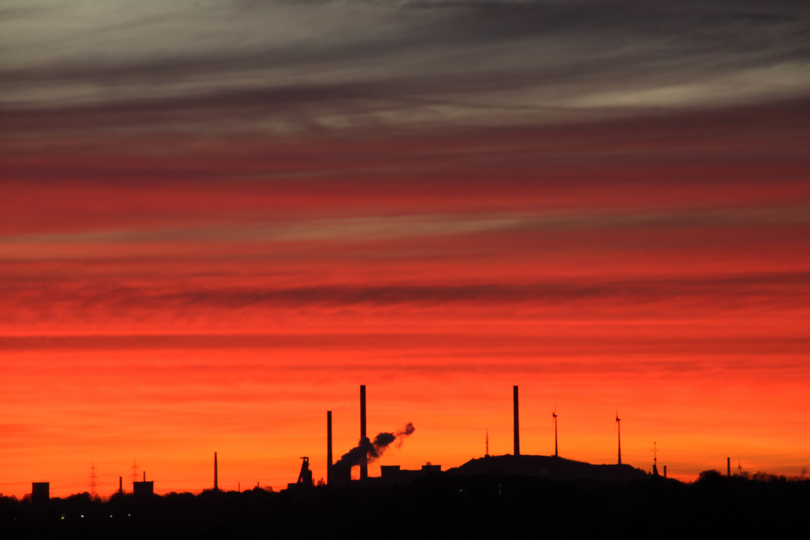 Sonnenuntergang Ruhrgebiet