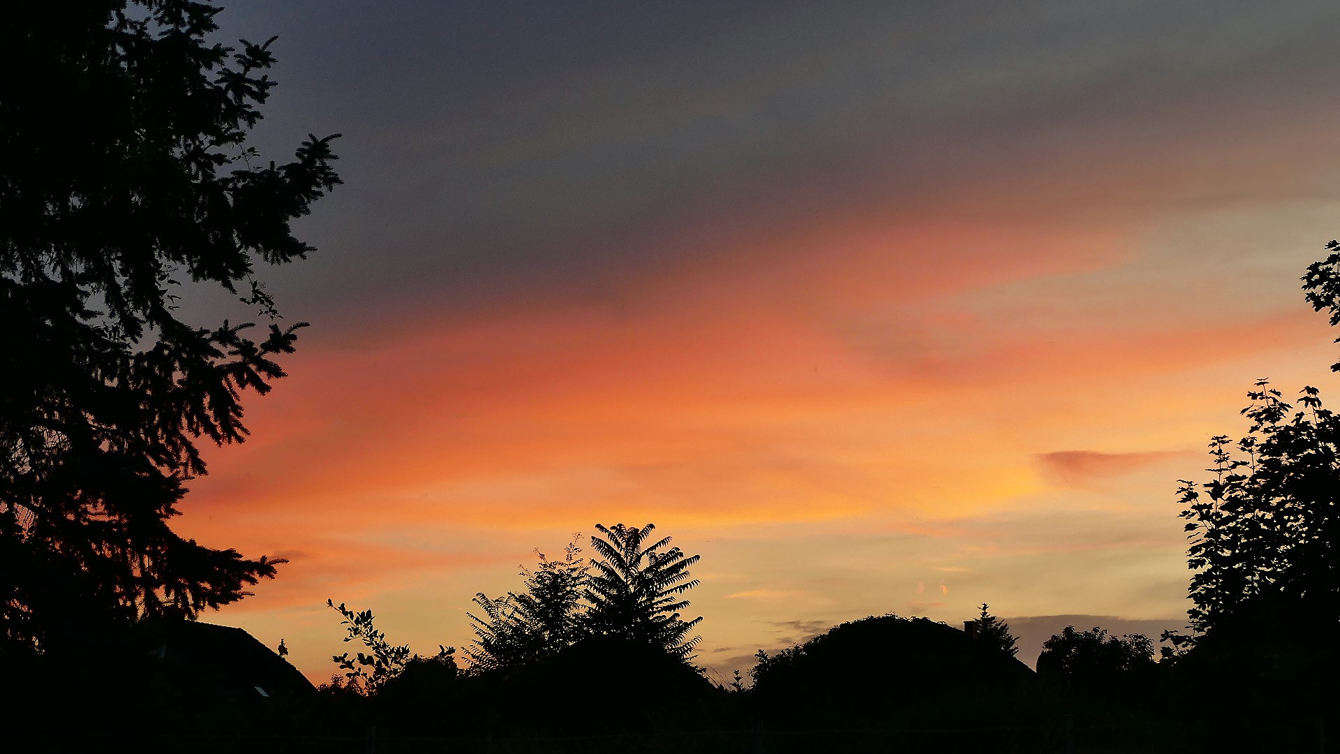 Sonnenuntergang, Samstag 8.7.2017