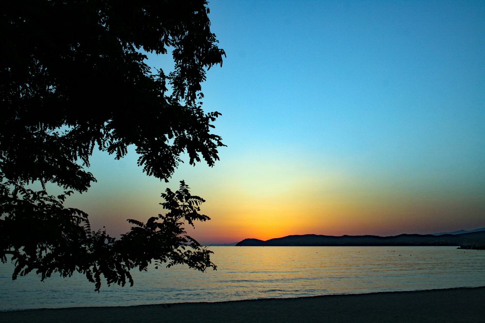 Sonnenuntergang San Antonio Beach