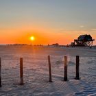 Sonnenuntergang Sankt-Peter-Ording 