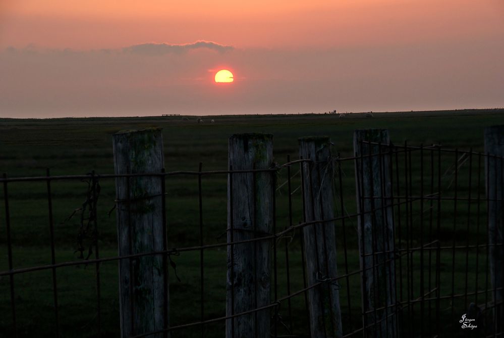 Sonnenuntergang Sankt Peter Ording