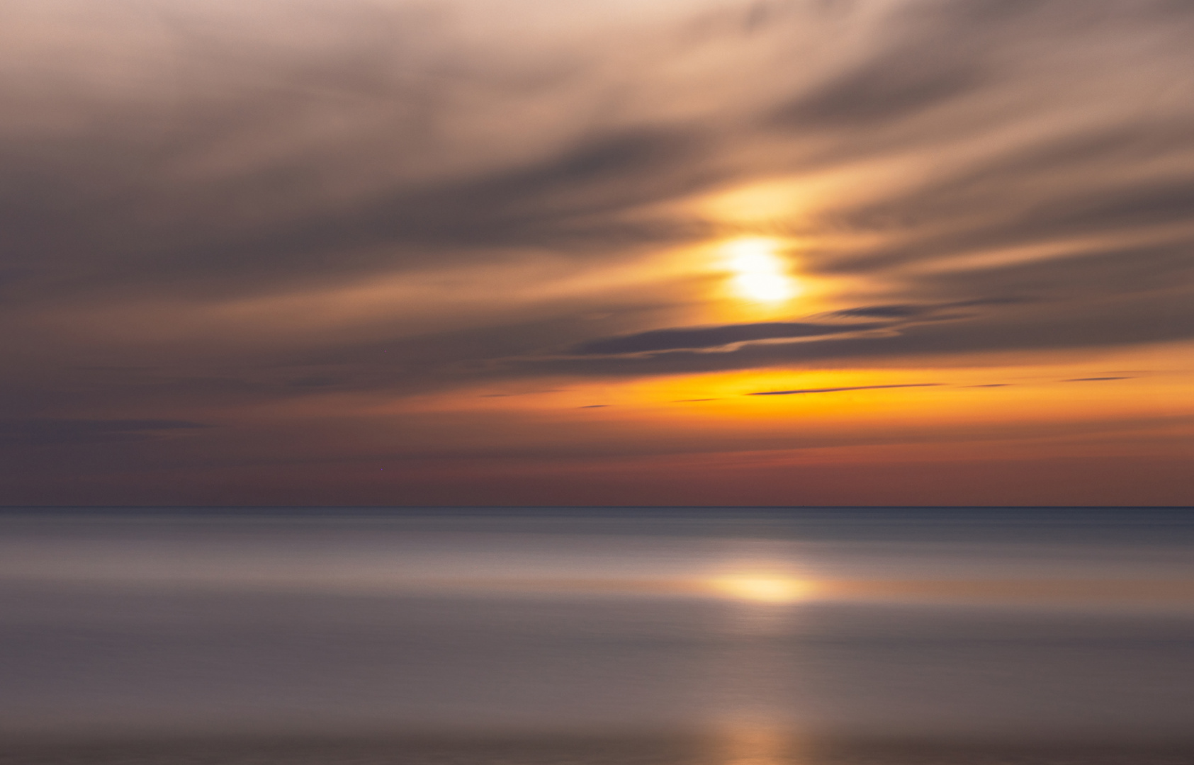 Sonnenuntergang Sankt Peter Ording