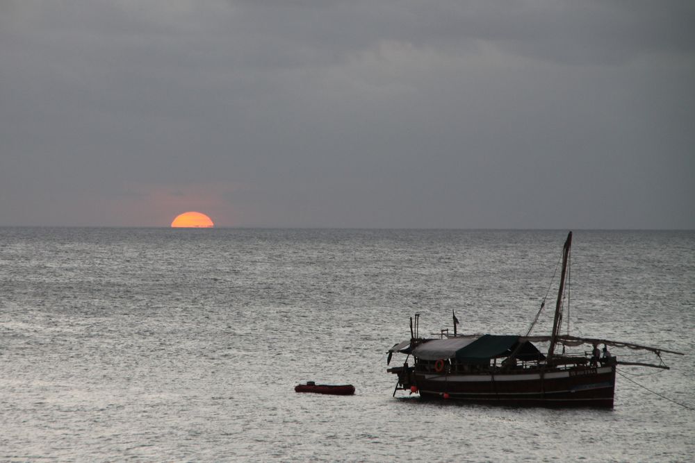 Sonnenuntergang Sansibar 