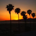 Sonnenuntergang Santa Monica Pier