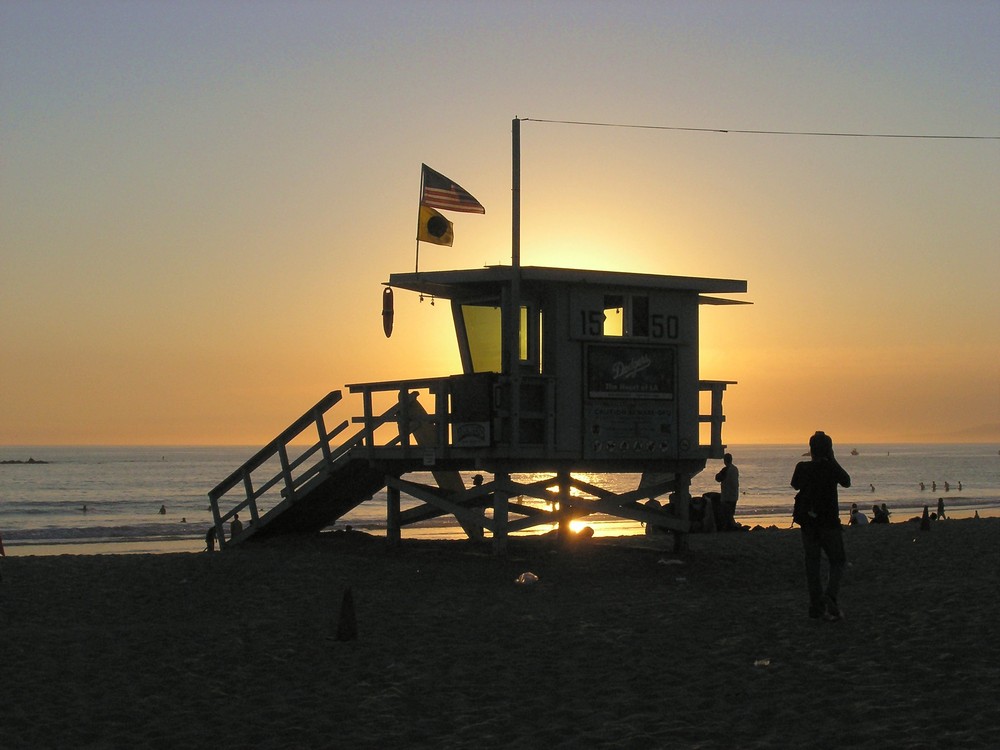 Sonnenuntergang Santa Monika Beach