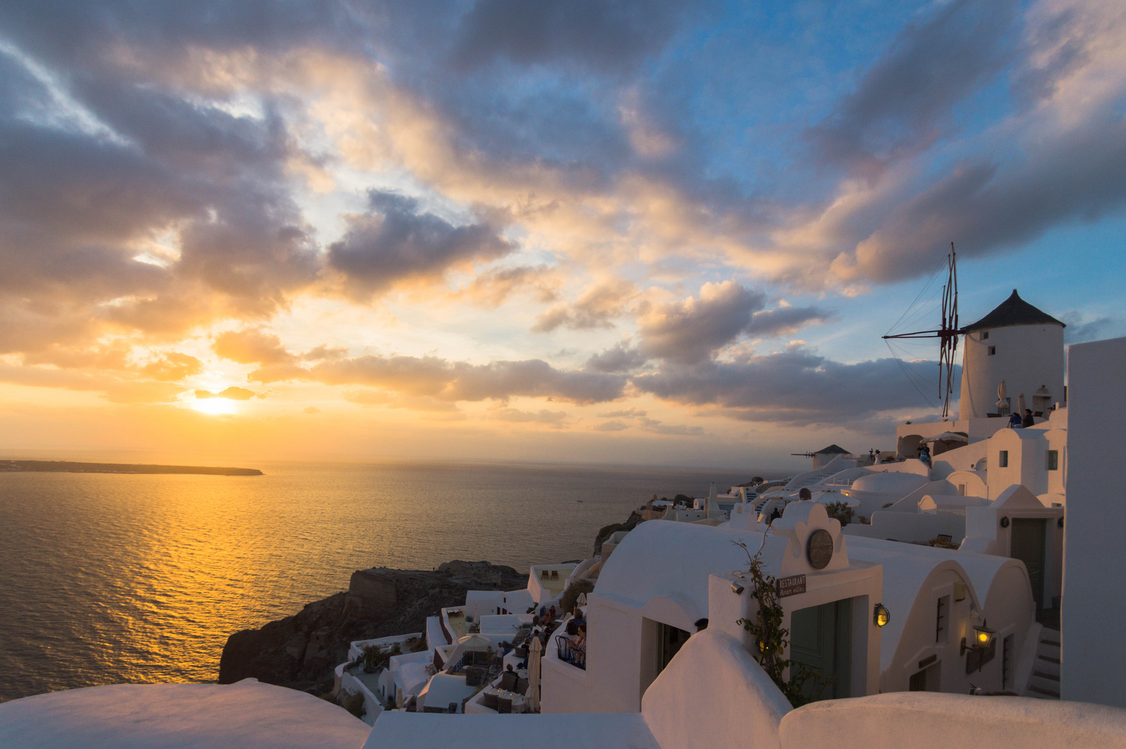 Sonnenuntergang Santorin