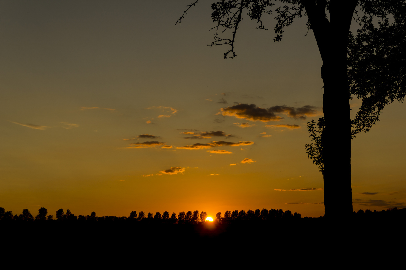 Sonnenuntergang Sargstedt