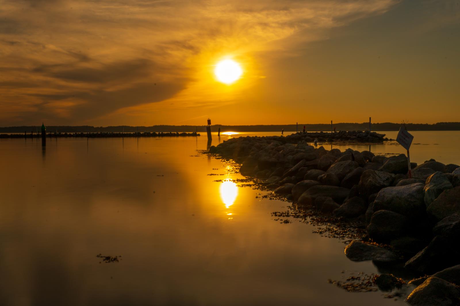 Sonnenuntergang Schausende