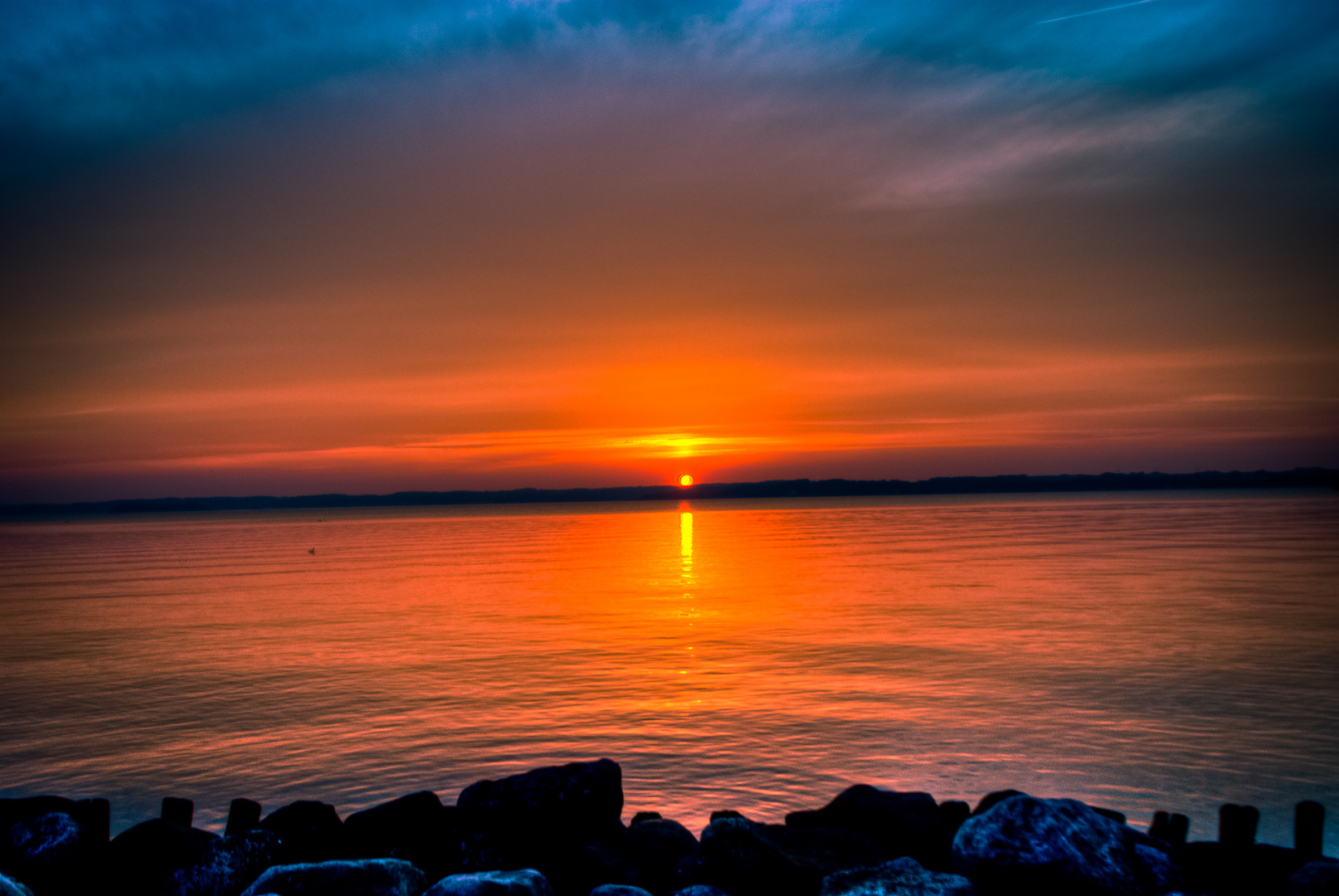 Sonnenuntergang Schausende (Glücksburg)