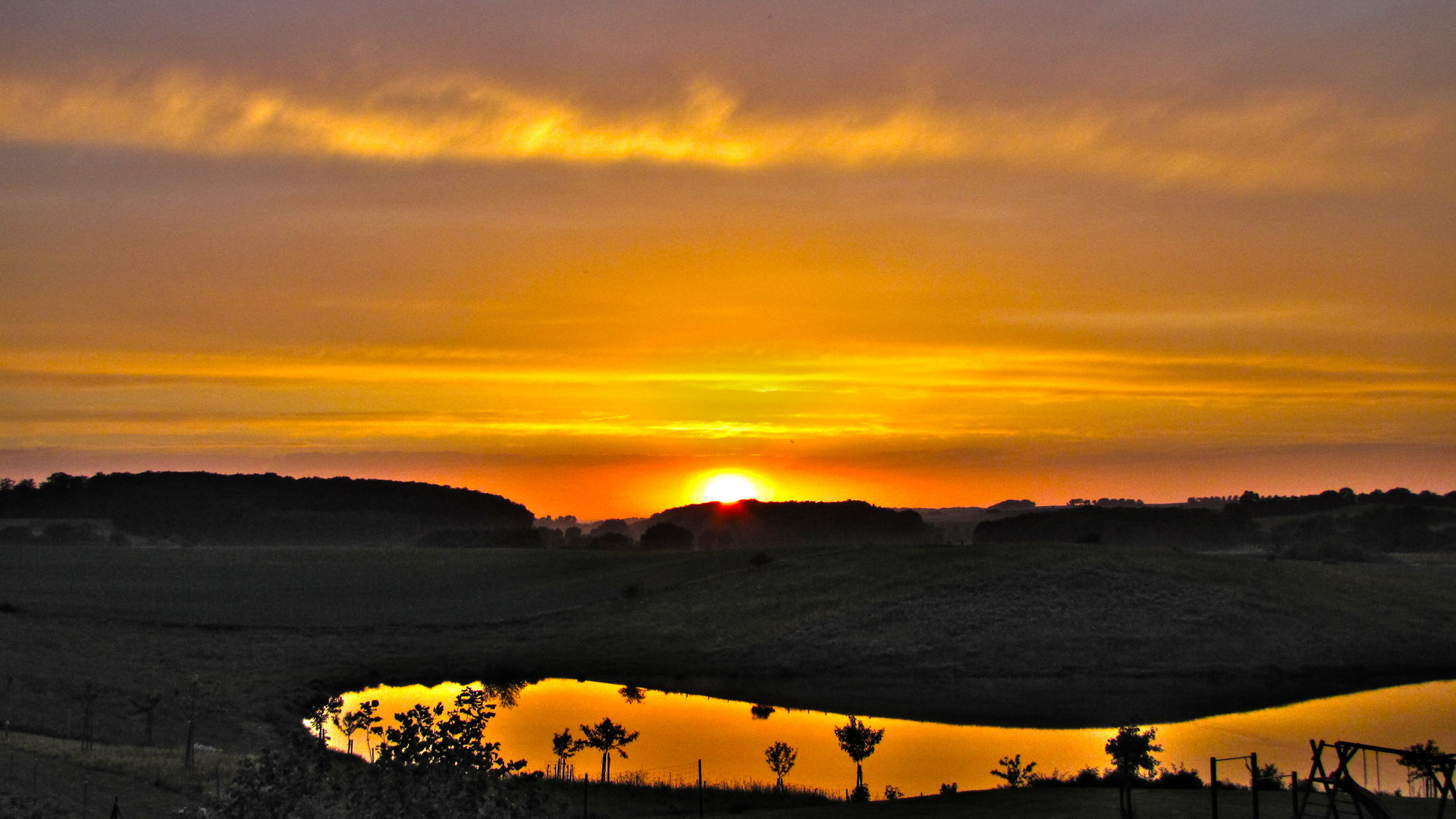 Sonnenuntergang Schlagsdorf