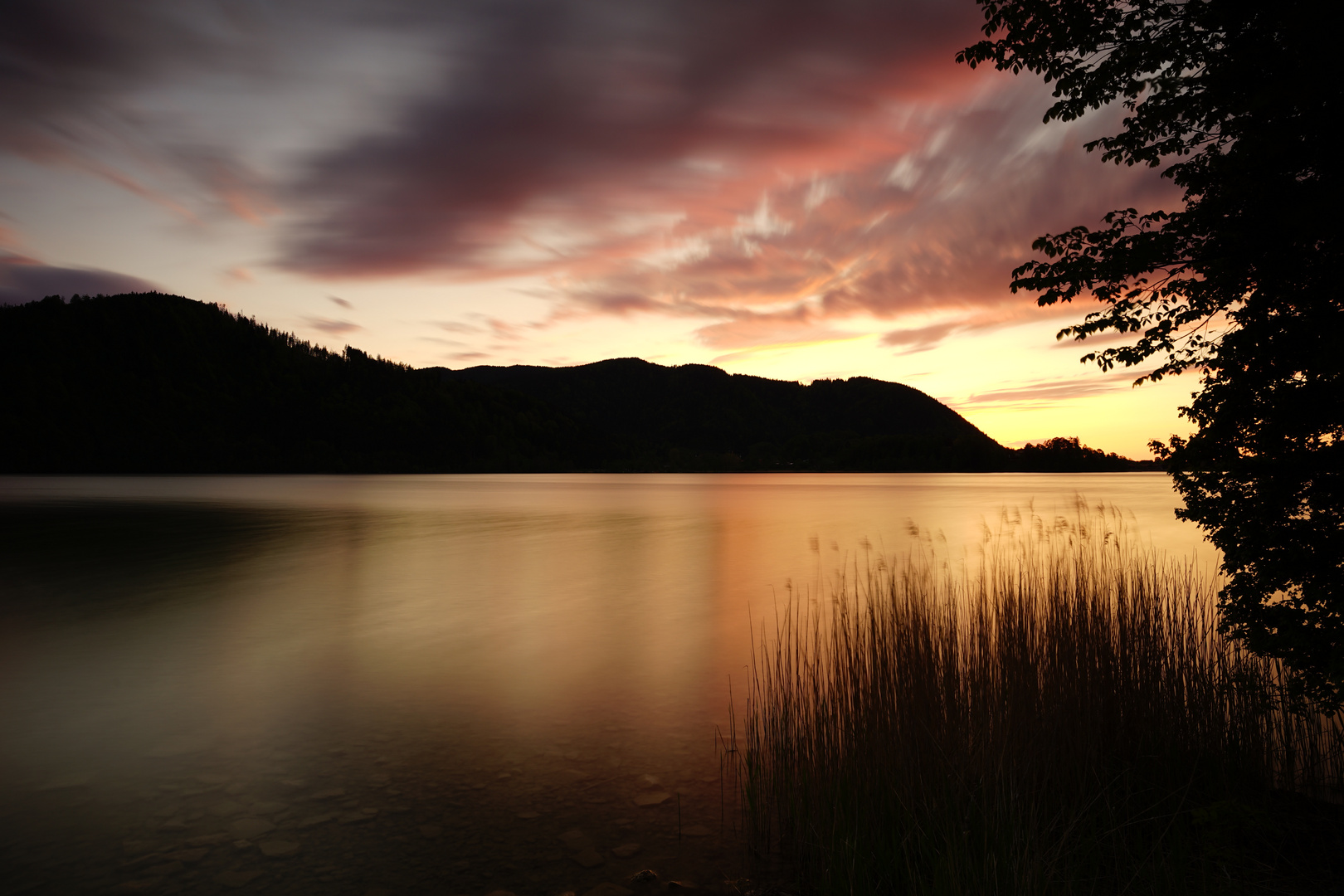 Sonnenuntergang Schliersee