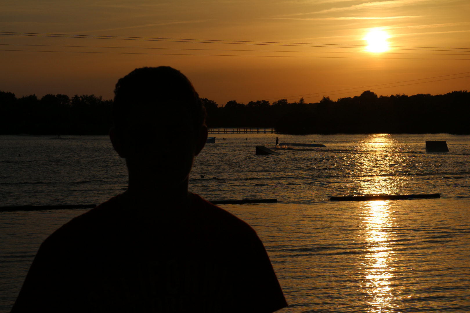 Sonnenuntergang Schloss Dankern