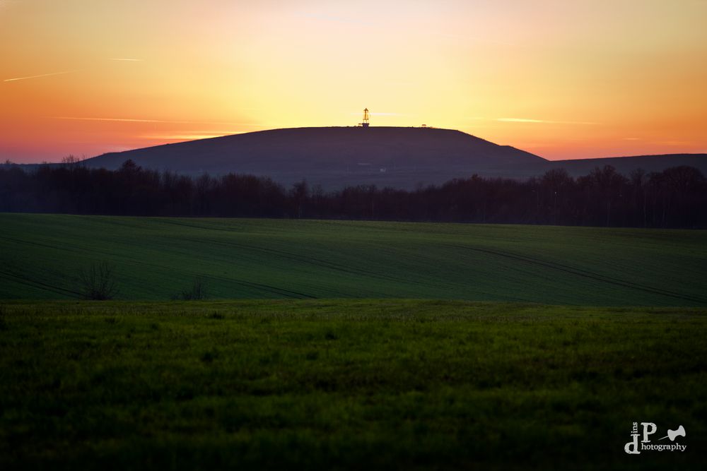 Sonnenuntergang Schmirchauer Höhe/ Neue Landschaft Ronneburg