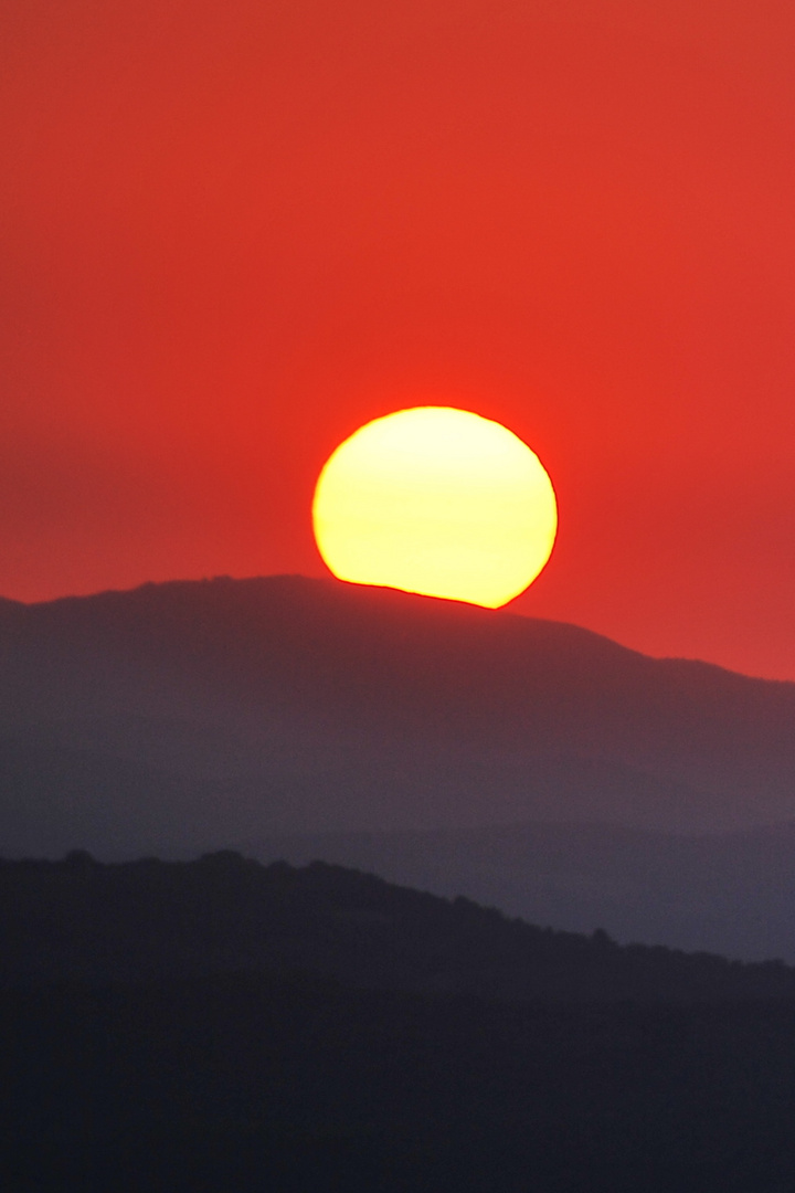 Sonnenuntergang (schon wieder)...