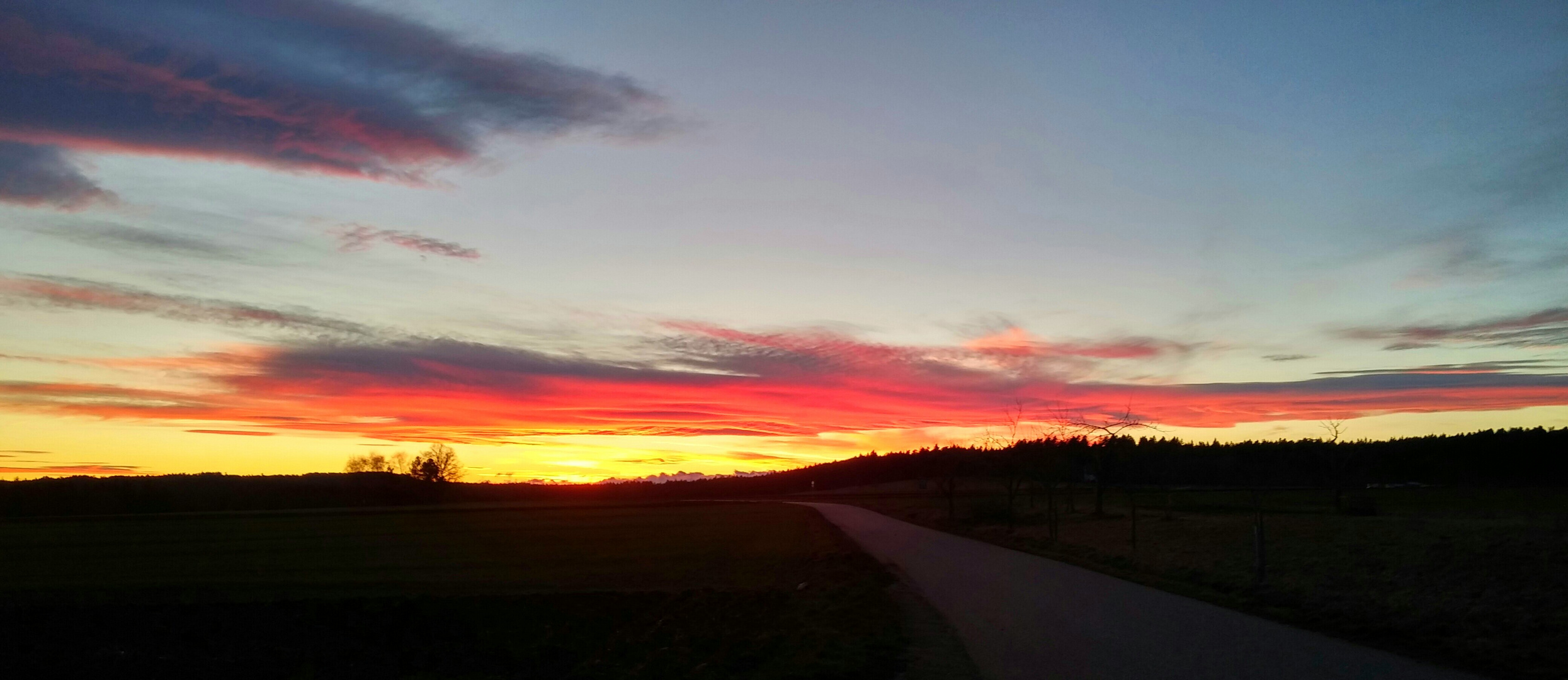 Sonnenuntergang Schwarzwald