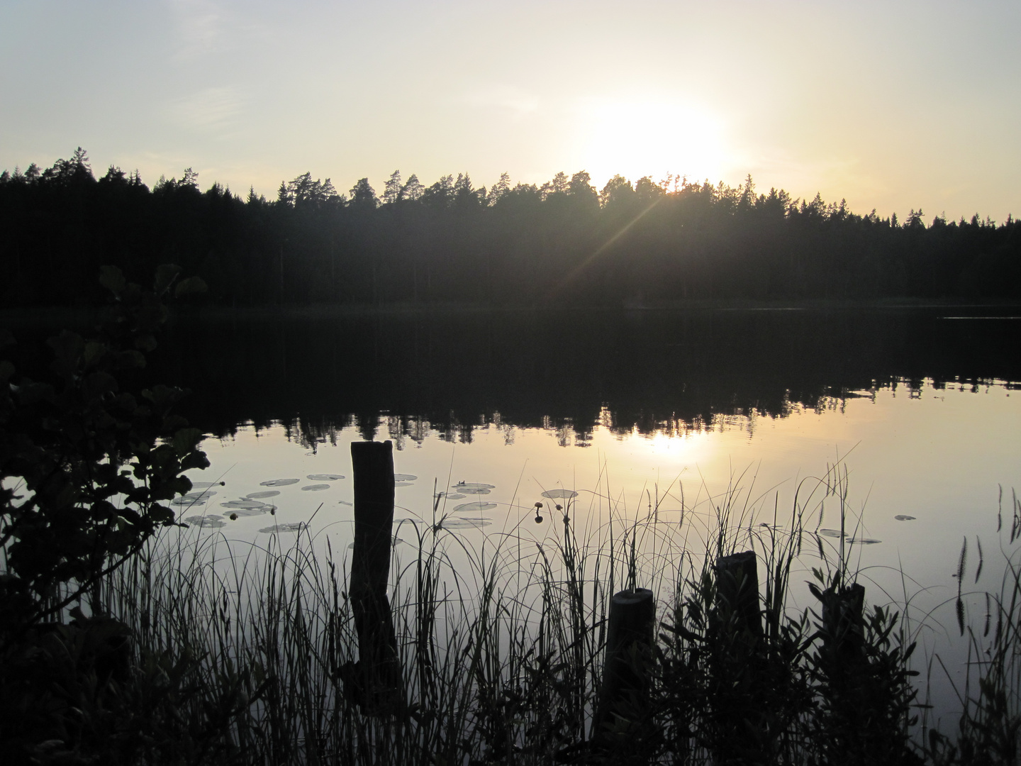 Sonnenuntergang, Schweden 2014