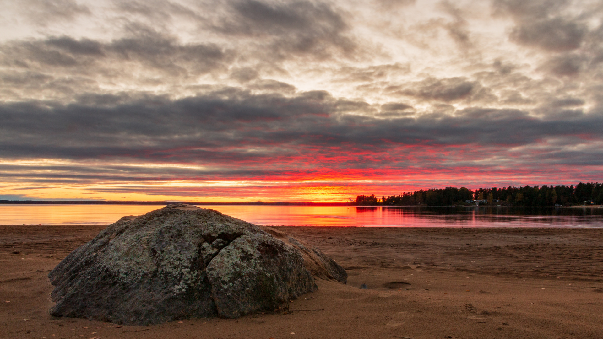 Sonnenuntergang Schweden