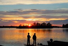 Sonnenuntergang Schweden