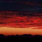 Sonnenuntergang Schweizer Aplen