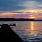 Sonnenuntergang Schweriner See