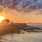 Sonnenuntergang Seapoint Kapstadt