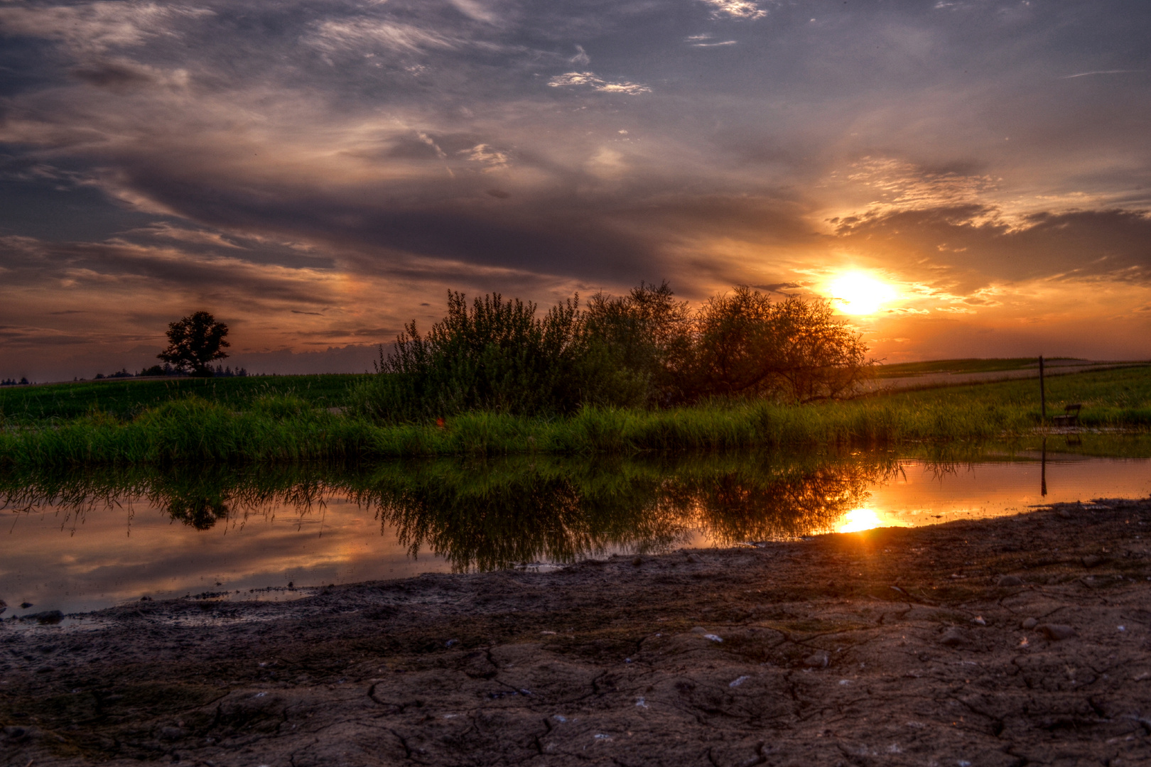 Sonnenuntergang See