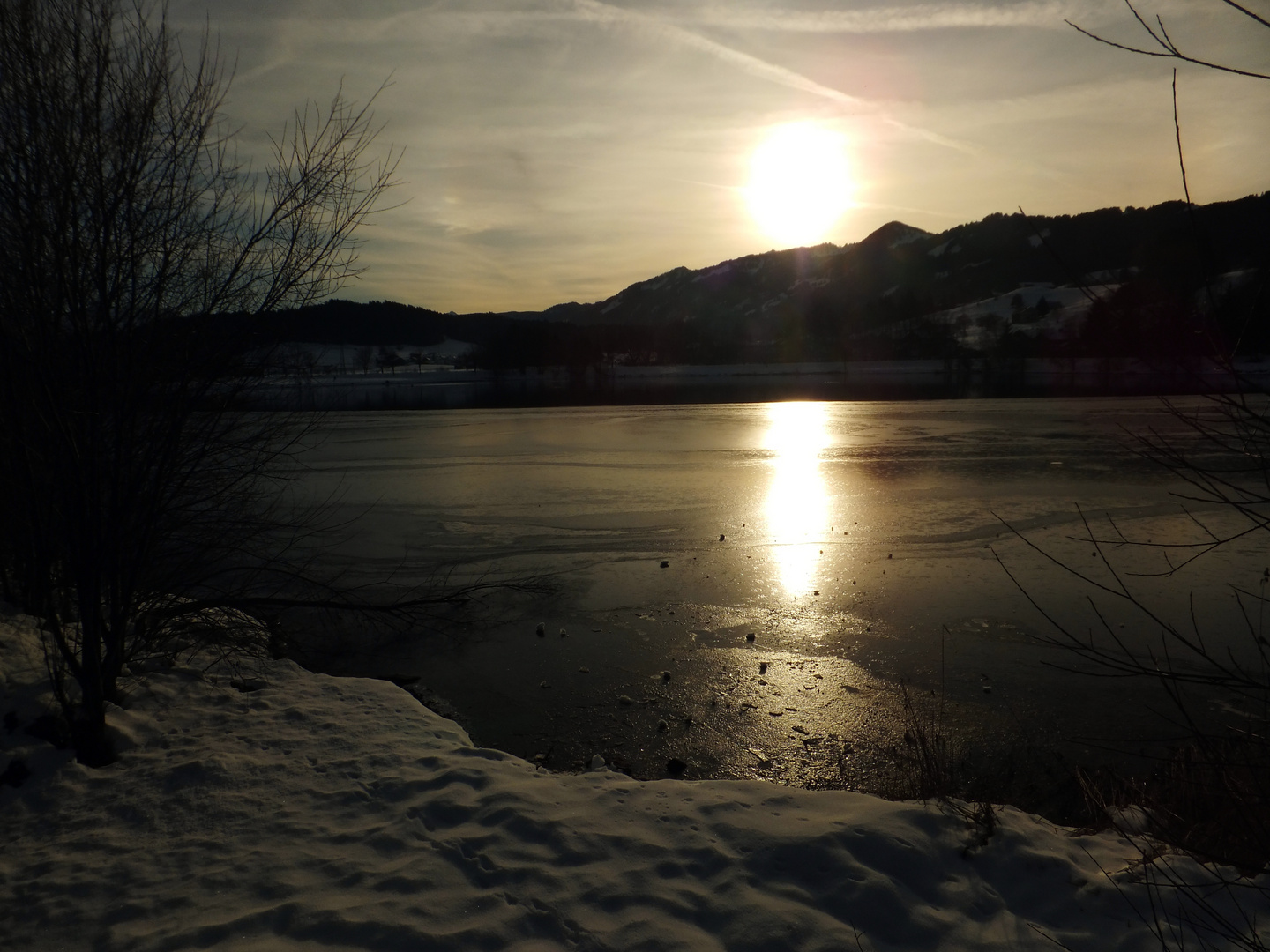 Sonnenuntergang See