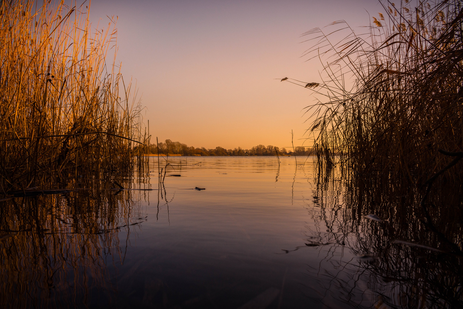 Sonnenuntergang Seeblick