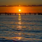 Sonnenuntergang Seebrücke Kühlungsborn