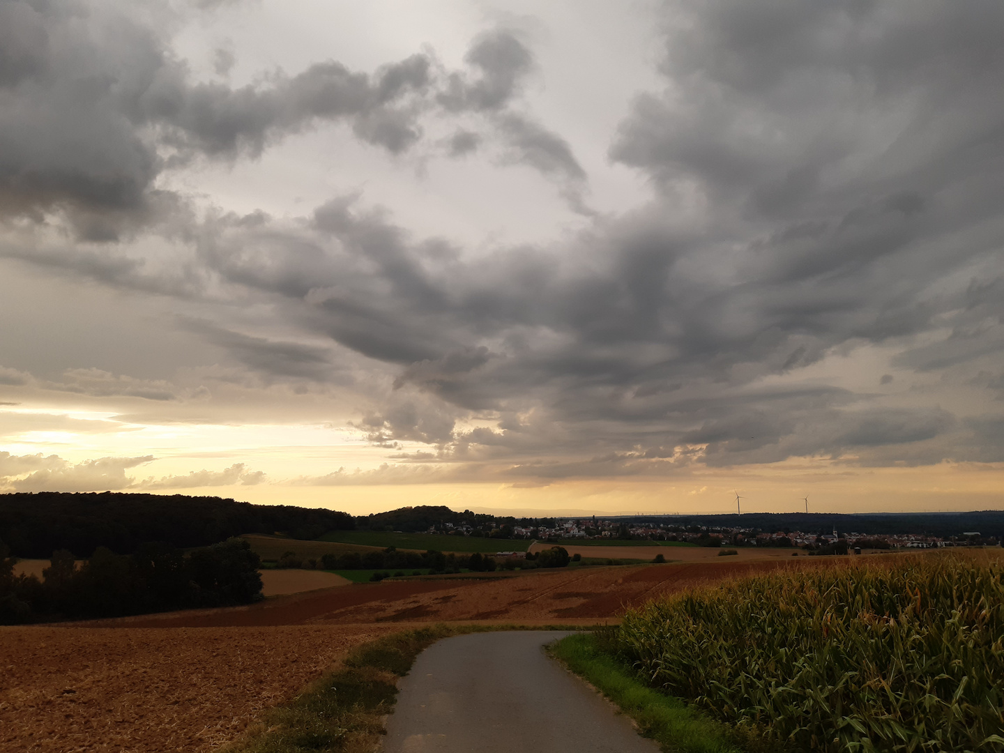 Sonnenuntergang sehr schön