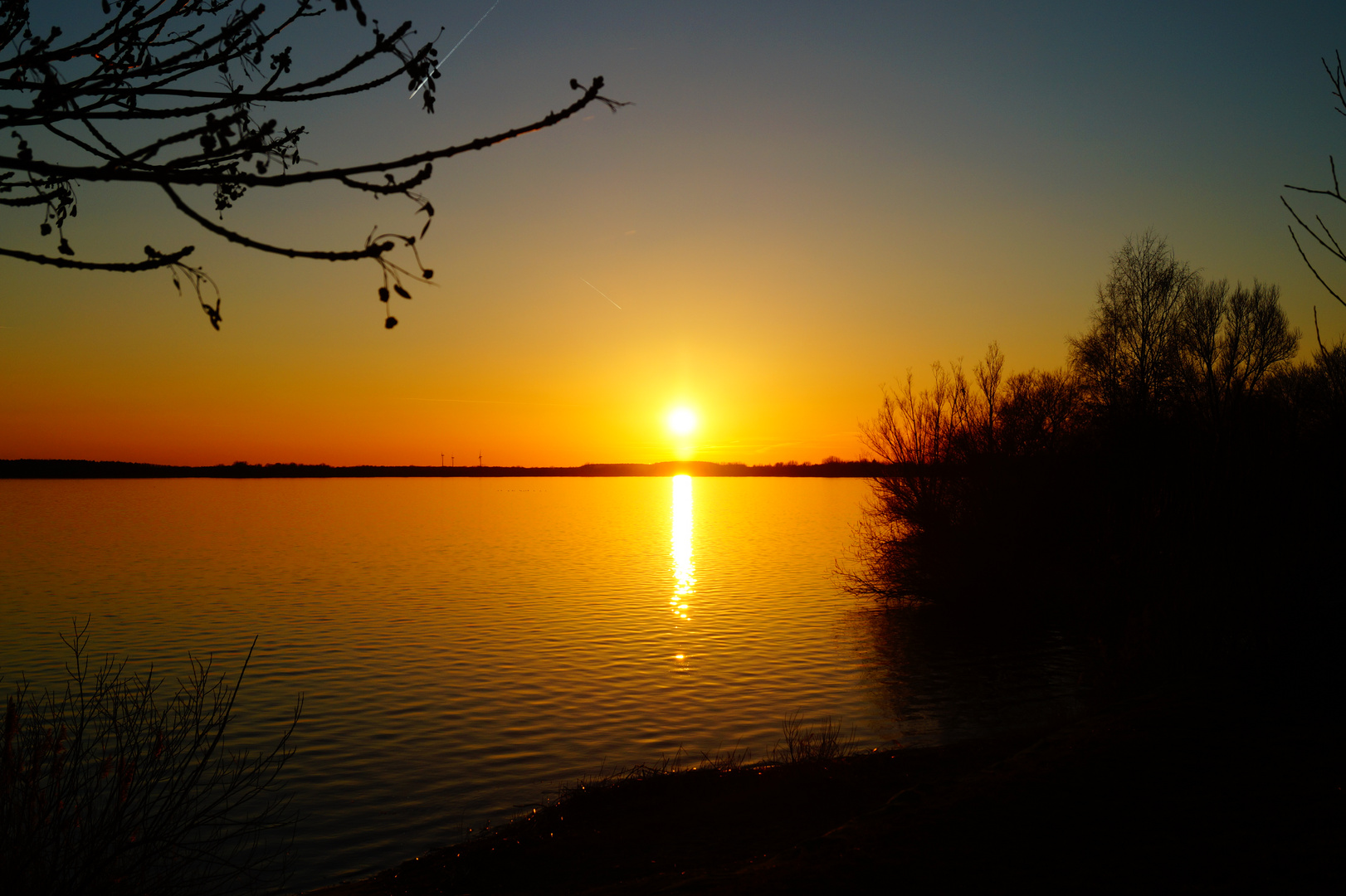 Sonnenuntergang Senftenberger See