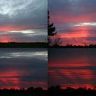 Sonnenuntergang-Serie in Swords, Irland