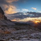 Sonnenuntergang Sextner Dolomiten