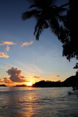 Sonnenuntergang Seychellen - 1