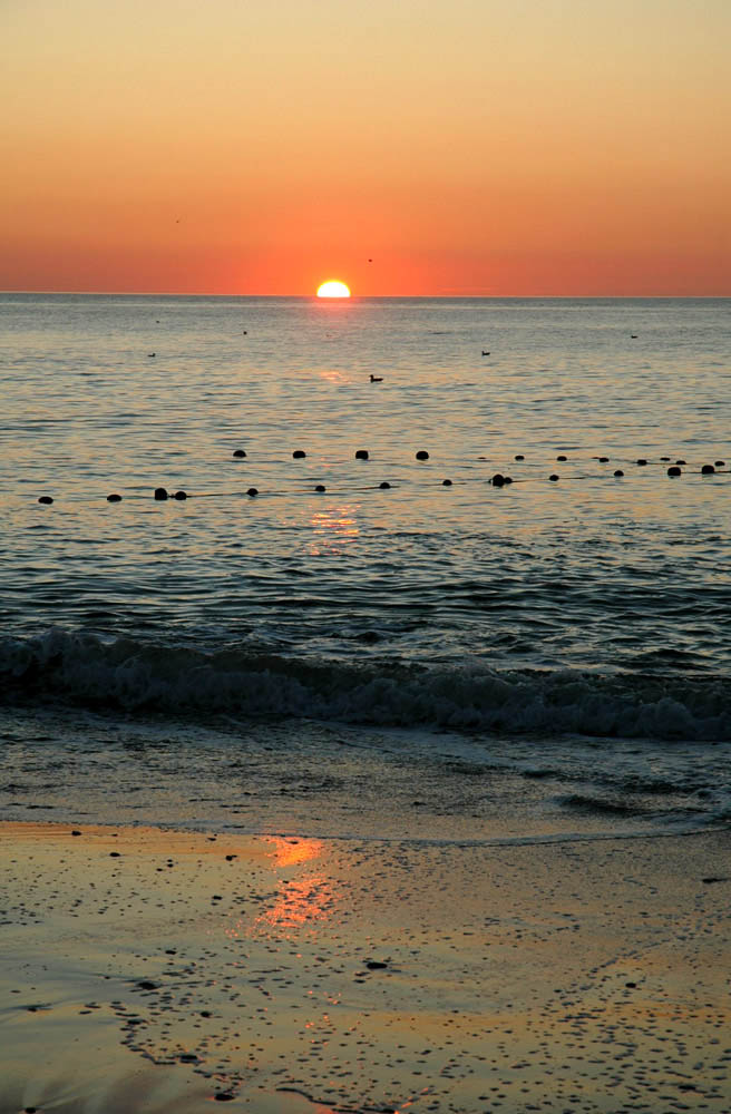 Sonnenuntergang Søndervig Herbst 2005