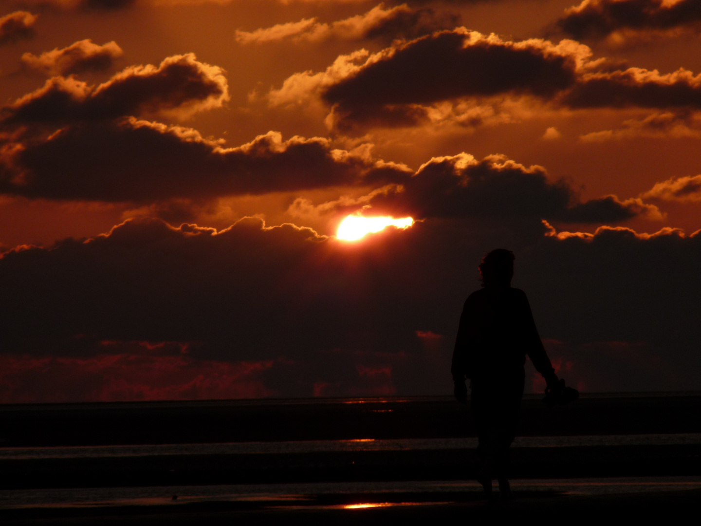 Sonnenuntergang Sommerurlaub 2010