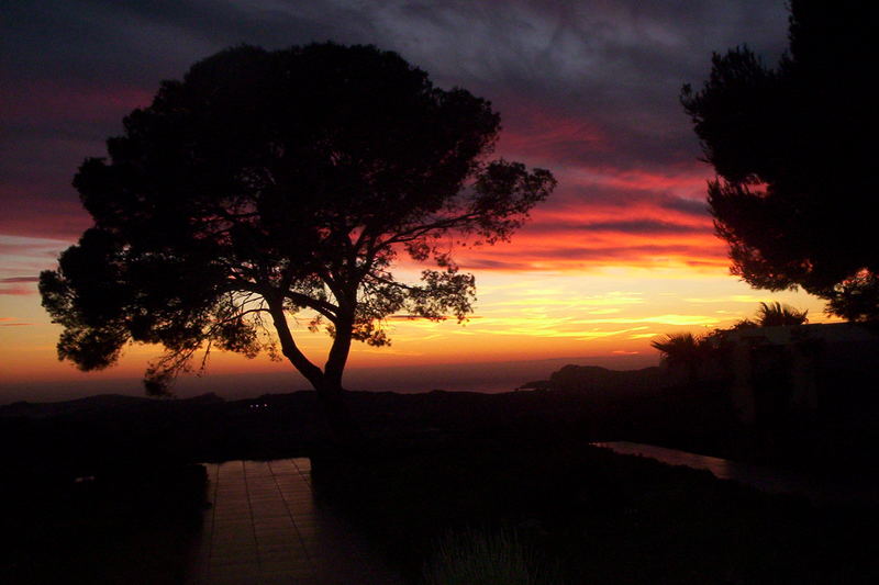 Sonnenuntergang, Son Font, Calvia, Mallorca