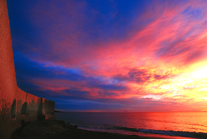 Sonnenuntergang, Spanien "im Winter"