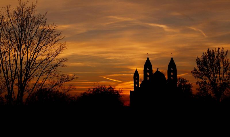 Sonnenuntergang Speyer