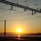 Sonnenuntergang - Stand Bahnhof Rapperswil