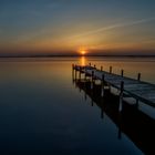 Sonnenuntergang Steg Dümmersee