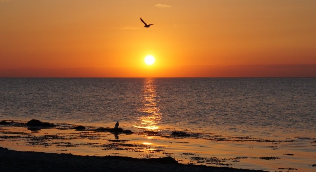 Sonnenuntergang Steilküste Heiligenhafen