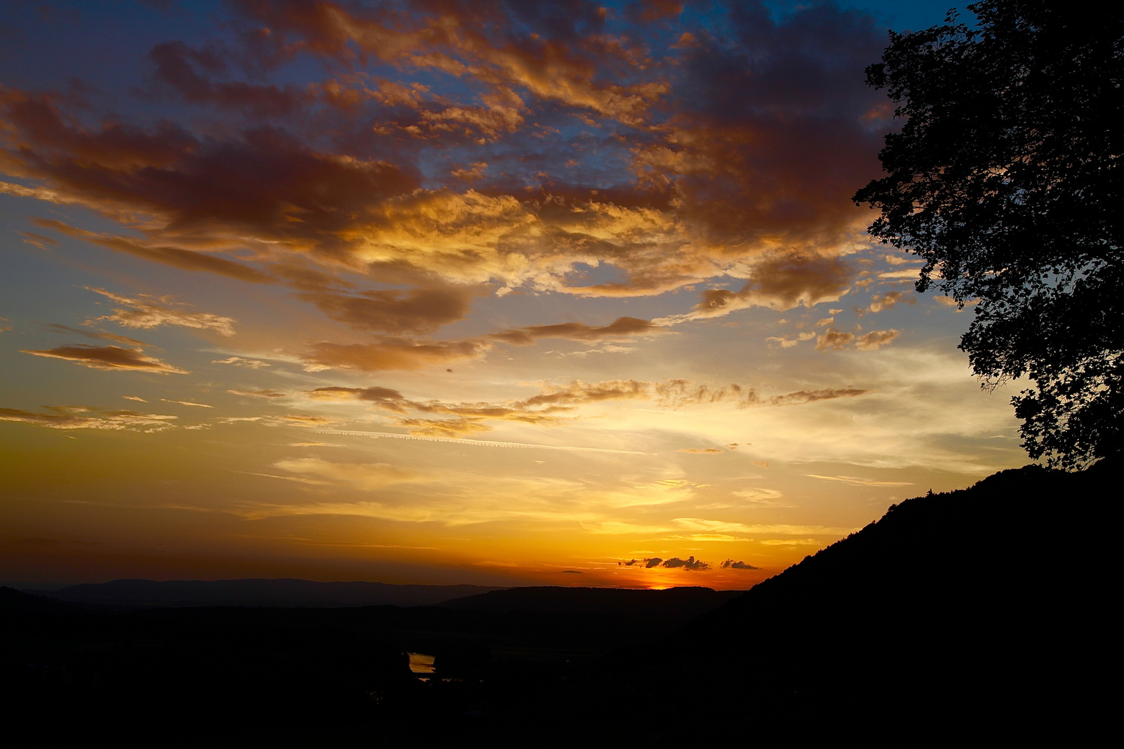 Sonnenuntergang  Stein am Rhein