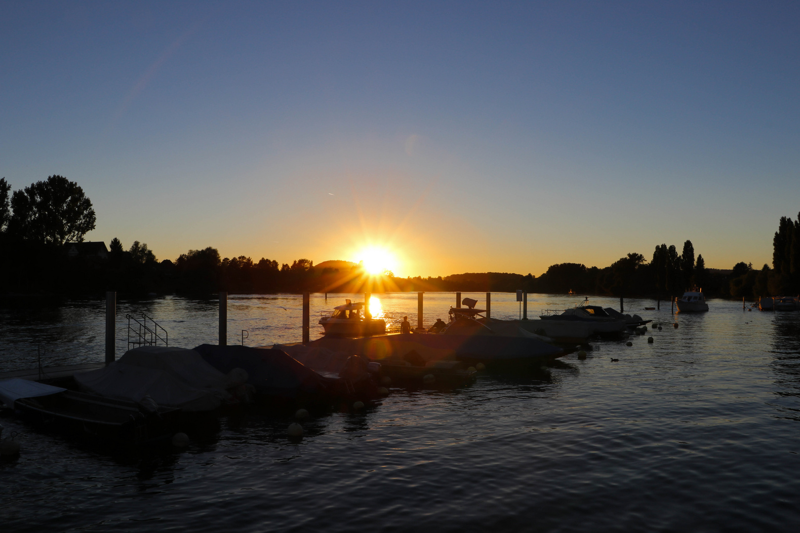 Sonnenuntergang Stein am Rhein